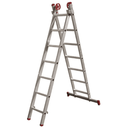 ESCADA EXTENSIVA ALUMINIO 7X2 DEGRAUS BOTAFOGO ESC... - CORBELLA TINTAS