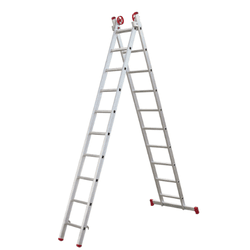 ESCADA EXTENSIVA ALUMINIO 10X2 DEGRAUS BOTAFOGO ES... - CORBELLA TINTAS