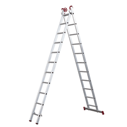 ESCADA EXTENSIVA ALUMINIO 11X2 DEGRAUS BOTAFOGO ES... - CORBELLA TINTAS