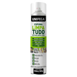 ESPUMA LIMPA TUDO 400ML/385G UNIPEGA - CORBELLA TINTAS