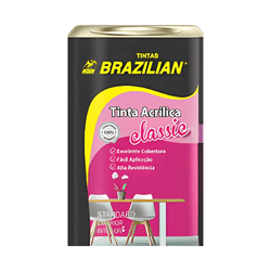 BRAZILIAN TINTA ACRILICA CLASSIC BRANCO 18L - CORBELLA TINTAS
