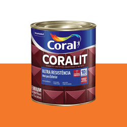 CORALIT ULTRA LARANJA ALTO BRILHO 0,9L - CORBELLA TINTAS