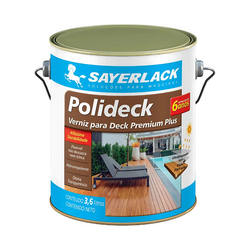 POLIDECK SEMI BRILHO NATURAL 3,6L SAYERLACK - CORBELLA TINTAS