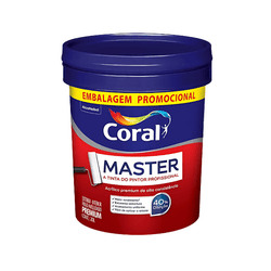 CORAL MASTER PREMIUM BRANCO FOSCO 20L BALDE - CORBELLA TINTAS