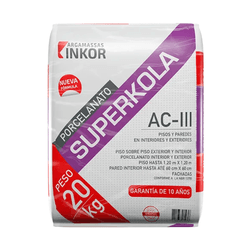 ARGAMASSA SUPEKOLLA 3 ACIII BRANCA 20KG - CORBELLA TINTAS