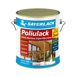 VERNIZ POLIULACK BRILHANTE 3,6L SAYERLACK - CORBELLA TINTAS