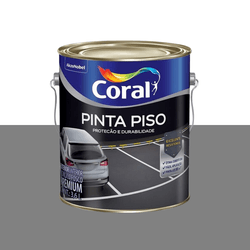 PINTA PISO CINZA MEDIO 3,6L CORAL - CORBELLA TINTAS