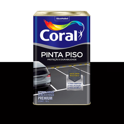 PINTA PISO PRETO 18L CORAL - CORBELLA TINTAS