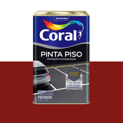 PINTA PISO VERMELHO 18L CORAL - CORBELLA TINTAS