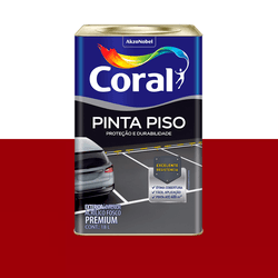 PINTA PISO VERMELHO SEGURANCA 18L CORAL - CORBELLA TINTAS