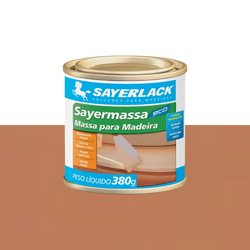 MASSA MADEIRA MOGNO 0,38KG SAYERLACK - CORBELLA TINTAS