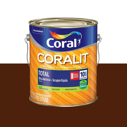 CORALIT TOTAL TABACO BRILHANTE 3,6L BASE ÁGUA (ZER... - CORBELLA TINTAS