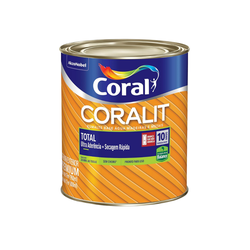 CORALIT TOTAL BRANCO FOSCO 0,9L BASE ÁGUA (ZERO) - CORBELLA TINTAS