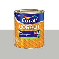 CORALIT TOTAL PLATINA BRILHANTE 0,9L BASE ÁGUA (ZE... - CORBELLA TINTAS