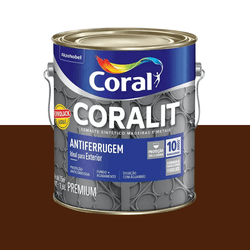 CORALIT ANTIFERRUGEM TABACO 3,6L FERROLACK - CORBELLA TINTAS