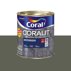 CORALIT ANTIFERRUGEM CINZA 0,9L FERROLACK - CORBELLA TINTAS