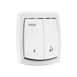 Acabamento para Válvula de Descarga Gelo Docol - Cores Vivas Home Center