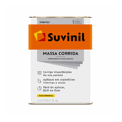 Massa Corrida Lata 25KG Suvinil - Cores Vivas Home Center