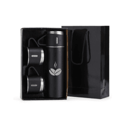 Kit Garrafa Térmica 450ml Com Duas Tampas Extras - GUSTAVO LEONEL CAFÉS ESPECIAIS 
