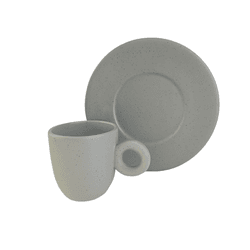 Caneca Bojuda Small Duo Sortida C/ Pires 120ml - GUSTAVO LEONEL CAFÉS ESPECIAIS 