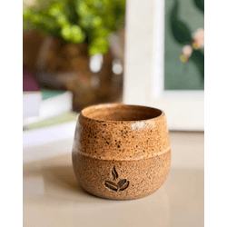 Copo em Cerâmica GL Pintado - GUSTAVO LEONEL CAFÉS ESPECIAIS 