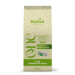 Café Torrado em Grãos Native Orgânico Especial Montanhas do Espírito Santo 250G - GUSTAVO LEONEL CAFÉS ESPECIAIS 