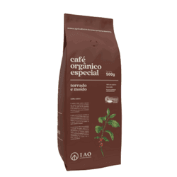 Café IAO Orgânico Especial – Torrado e Moído 500G - GUSTAVO LEONEL CAFÉS ESPECIAIS 