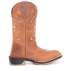 Bota Feminina Texana Cruz Azul Solado Jump - 101 - Country Shop Botas Texanas