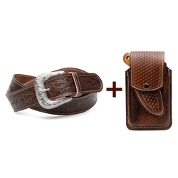 Kit Cowboy Cinto Country + Capinha Bainha de Celul... - Country Shop Botas Texanas