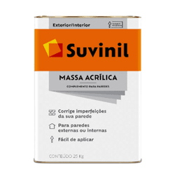 MASSA ACRILICA 15.9L SUVINIL - Couto Materiais 