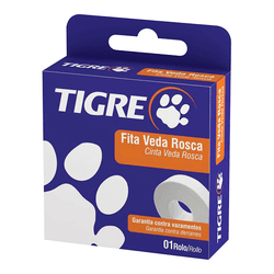 VEDA ROSCA 18MMX25MT TIGRE - Couto Materiais 