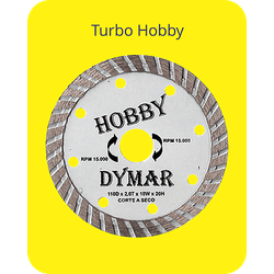 DISCO DIAM TURBO HOBBY 110DX2,0TX10WX20H DYMAR - Couto Materiais 