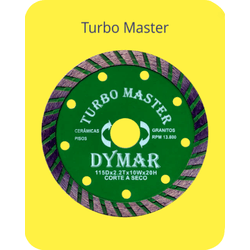DISCO DIAM TURBO MASTER 115DX2,2TX10WX20H DYMAR - Couto Materiais 
