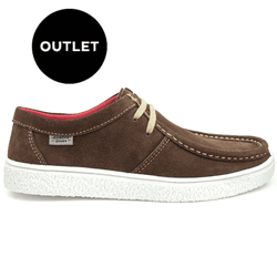 Outlet Sapato London Sport couro chocolate, solado... - DALESHOES
