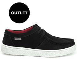 Outlet Sapato London Sport em couro preto, solado ... - DALESHOES