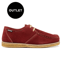 Outlet Sapato London Clássico em couro camurça vin... - DALESHOES