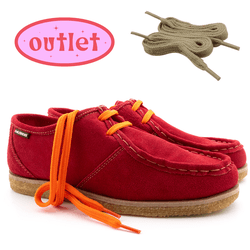 Outlet Sapato London Feminino em couro vermelho to... - DALESHOES