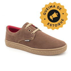 Sapato Safári Sport em couro chocolate, solado em ... - DALESHOES