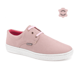 Sapato Safári Sport em couro rosa claro, solado em... - DALESHOES
