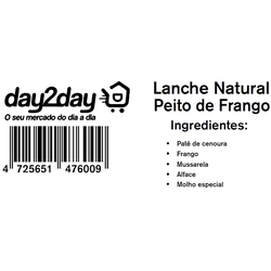 Lanche Natural Peito De Frango 250g - 147600 - DAYDAYEX