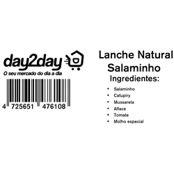 Lanche Natural Salaminho 250g - 147610 - DAYDAYEX