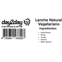 Lanche Natural Vegetariano 250g - 147620 - DAYDAYEX