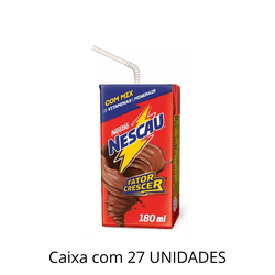 Bebida Láctea Nescau 180ml - Caixa Com 27 Unidades... - DAYDAYEX