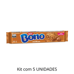 Biscoito Bono Recheado Doce De Leite 90g - Kit Com... - DAYDAYEX