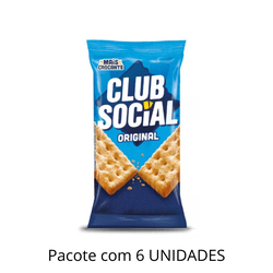 Biscoito Club Social Original 24g - Pacote Com 6 U... - DAYDAYEX