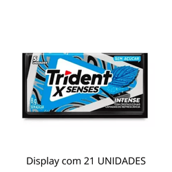 Chiclete Trident x Senses Intense 8g - Display Com... - DAYDAYEX
