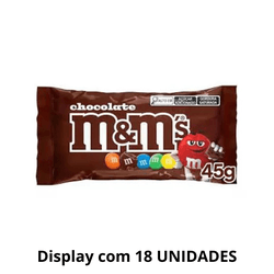 Chocolate M&ms Ao Leite 45g - Display Com 18 Unida... - DAYDAYEX