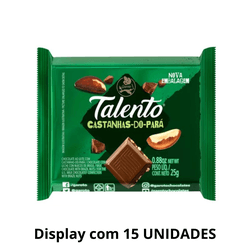 Chocolate Talento Ao Leite Com Castanha Do Pará 25... - DAYDAYEX