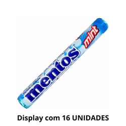 Drops Mentos Mint 38g - Display Com 16 Unidades - ... - DAYDAYEX