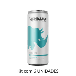 Energético Vrauu Sugar Free 250ml - Kit Com 6 Unid... - DAYDAYEX